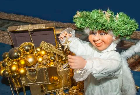 Nativity angel Stock Photos
