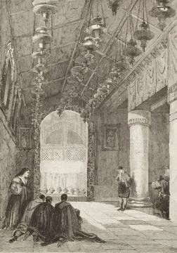 Nativity Convent to BethleÃ m in the album Palestine The master Copyright:.. Stock Photos