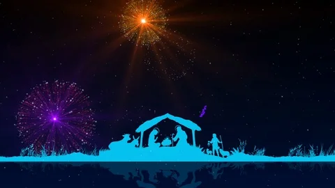 Nativity-Fireworks Vidéo 121186874