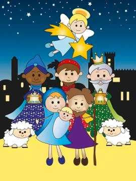Nativity Stock Illustration