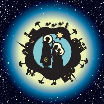 Nativity Stock Illustration
