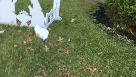 Nativity Lawn Piece Vídeos de archivo 100700210