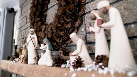 Nativity Scene 2 Stock Photos