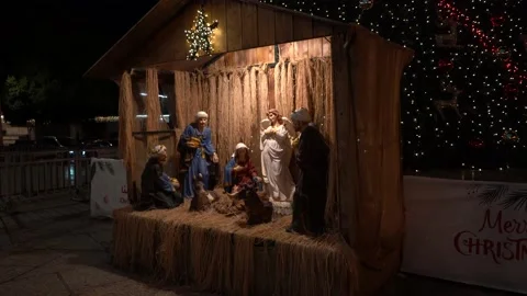 Nativity Scene Bethlehem Israel Palestin... | Stock Video | Pond5