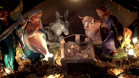 Nativity scene Stock Footage 83561414