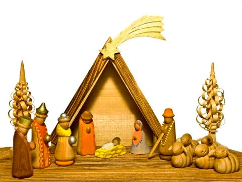 Nativity scene Stock Photos