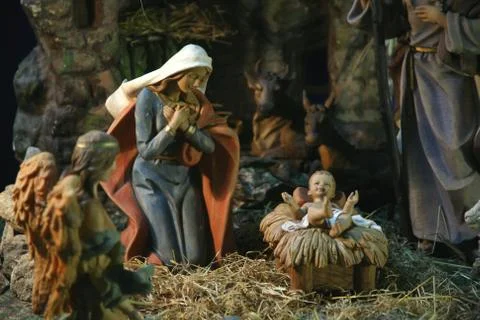 Nativity scene Stock Photos