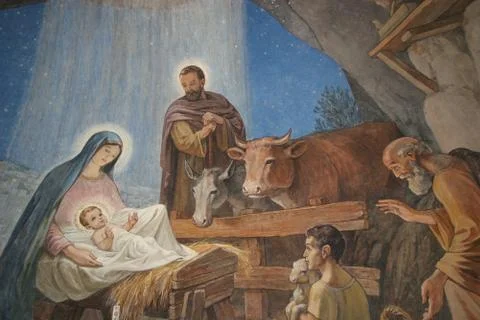 Nativity scene Stock Photos