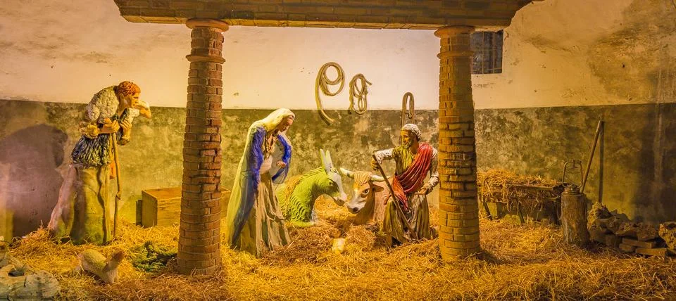 Nativity scene Stock Photos