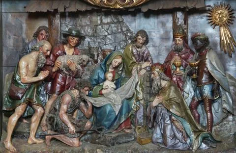 Nativity Scene Stock Photos