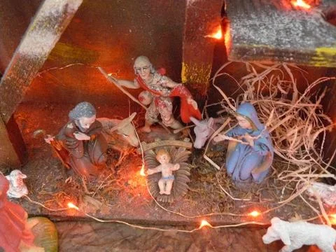 Nativity scene Stock Photos