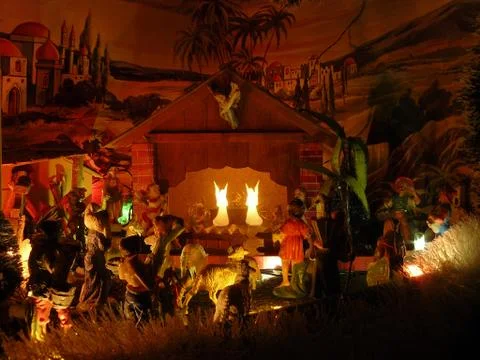 Nativity scene Stock Photos