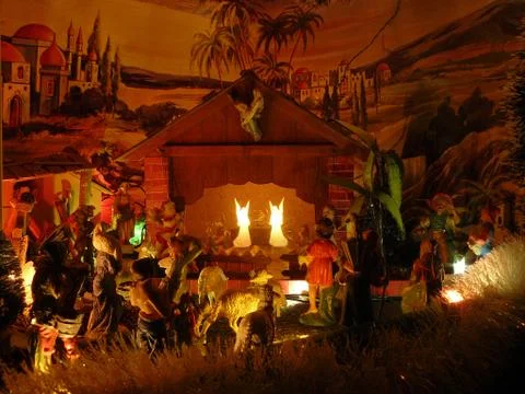 Nativity scene Stock Photos