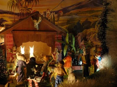 Nativity scene Stock Photos