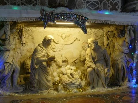 Nativity scene Foto stock
