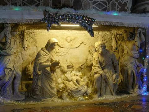 Nativity scene Stock Photos