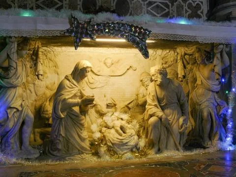 Nativity scene Stock Photos