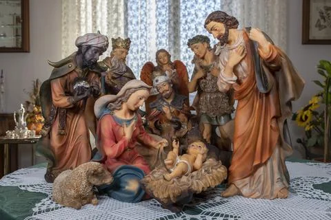 Nativity scene Stock Photos