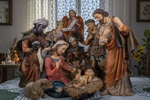Nativity scene Stock Photos