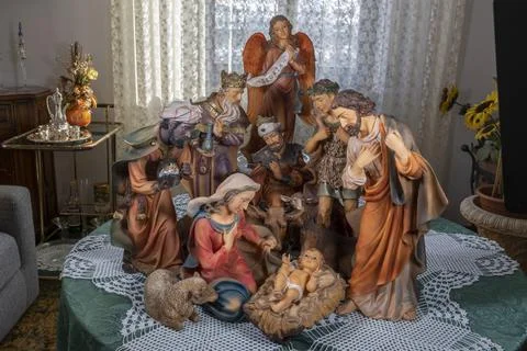 Nativity scene Stock Photos