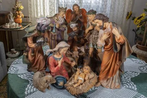 Nativity scene Stock Photos