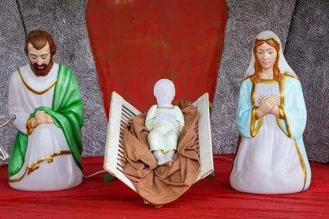 Nativity scene Stock Photos