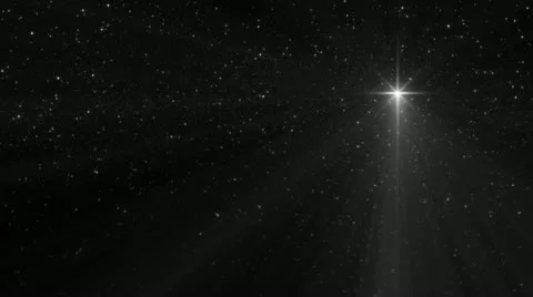 Nativity Star Seamless Loop Stock Footage