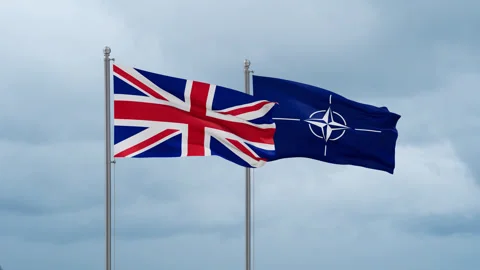 Flag Of Nato Stock Footage ~ Royalty Free Stock Videos | Pond5