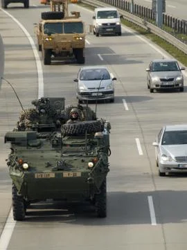NATO convoy Stock Photos