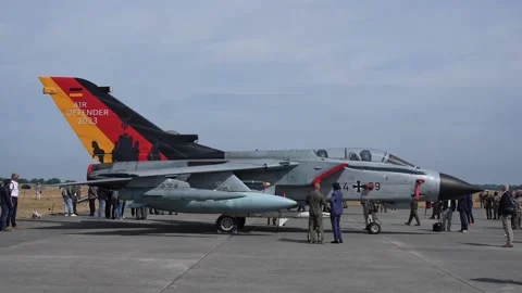 NATO demonstrates commitment to member states' security with Air Defender 2023 m 스톡 동영상 244233887
