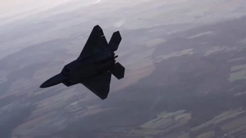 NATO Fighter Jets Flying Over Poland Ready to Stop Russian Aggression (5) Stock Footage 234638409