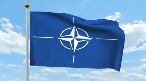 Nato flag Stock Footage 22752086