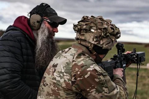 NATO military training 'Project Flytrap 4.5', Oldenburg In Holstein, Germany - 2 스톡 사진