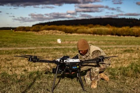 NATO military training 'Project Flytrap 4.5', Oldenburg In Holstein, Germany - 2 스톡 사진