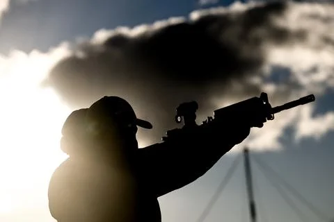 NATO military training 'Project Flytrap 4.5', Oldenburg In Holstein, Germany - 2 Stock Photos