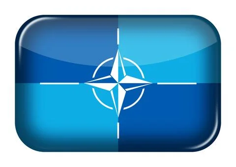 A NATO OTAN web icon button Stock Illustration