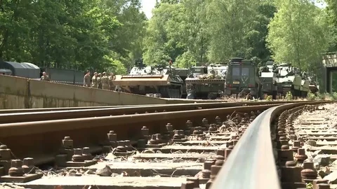 NATO’s Rapid Response Forces during Exercise Noble Jump - 2015 Stock Footage 97644215