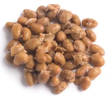 Natto. Fermented soybeans Stock Photos