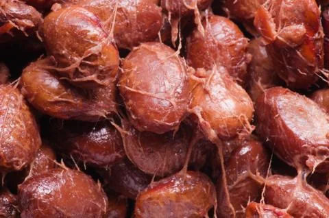 Natto macro image Foto stock