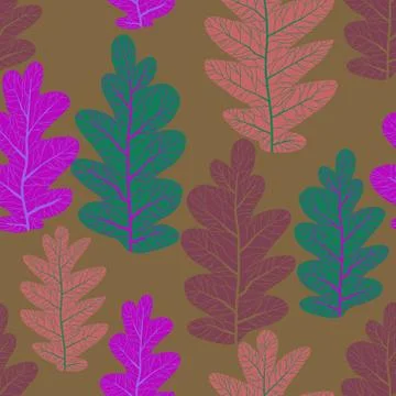 Natura Leaves pattern Stock Illustration