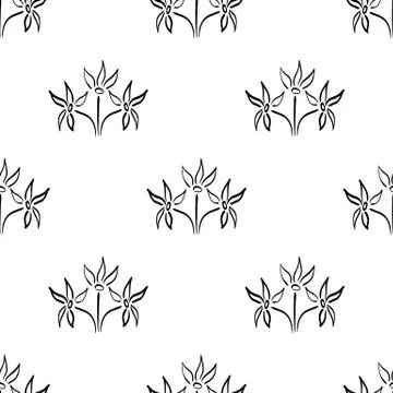 Natural abstract seamless pattern Illustrazione stock