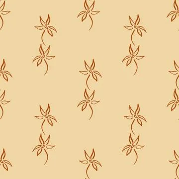Natural abstract seamless pattern Stock Illustration