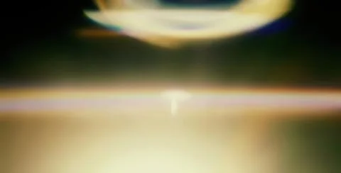 Natural anamorphic light leaks overlay. 库存照片