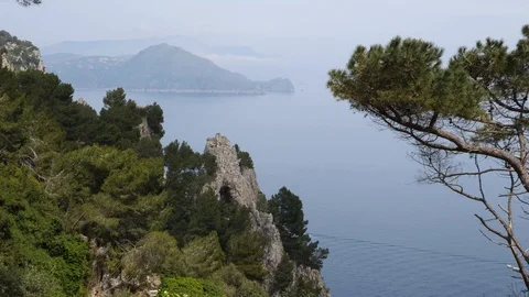 The Natural Arch - Capri - tilt Stock Footage 89708788