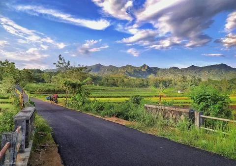 Natural atmosphere in the countryside Foto stock