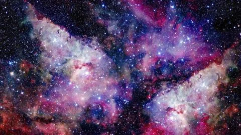 Natural background, abstract space. Elements of this image furnished by NASA. Stock Photos