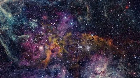 Natural background, abstract space. Elements of this image furnished by NASA. Stock Photos