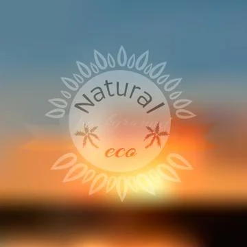 Natural background blur Stock Illustration