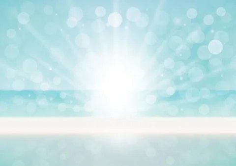 Natural background with bokeh effect Illustrazione stock