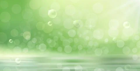 Natural background with bokeh effect イラスト素材